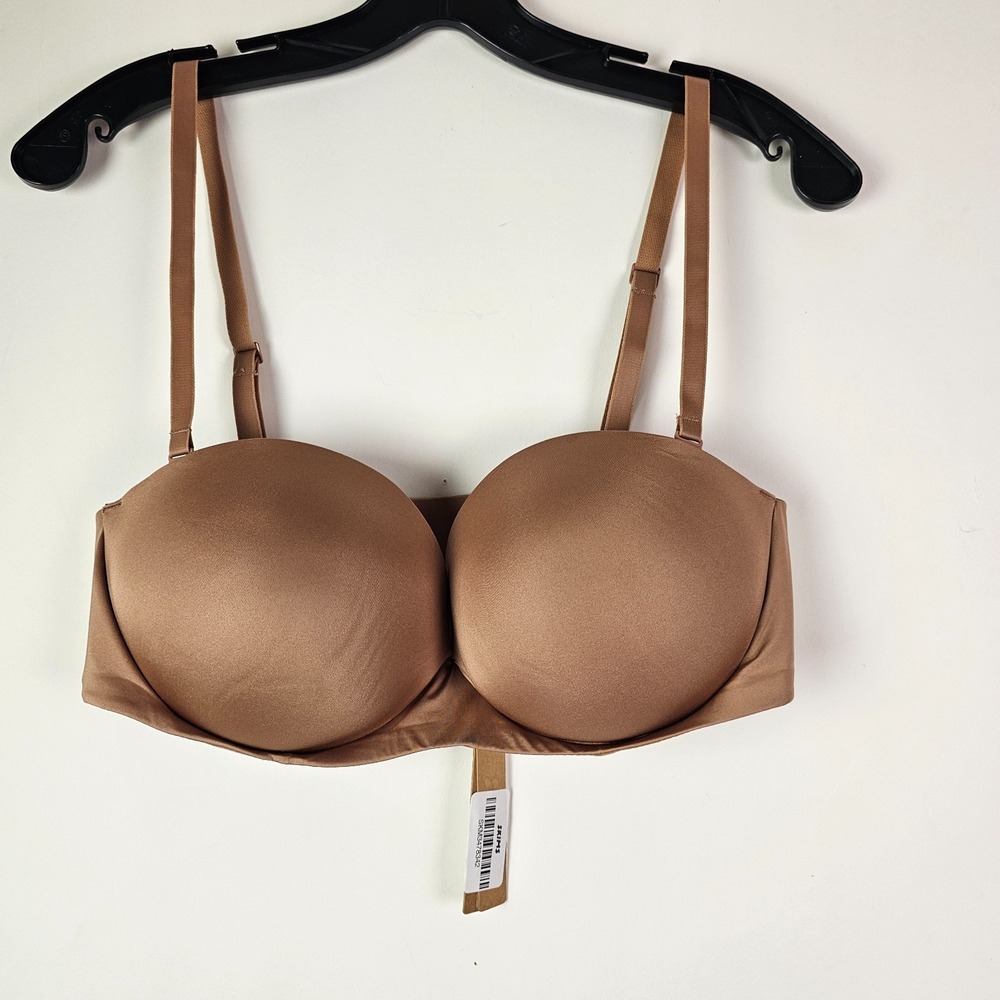 SKIMS Convertible Molded Strapless Bra in Tan/Bronze